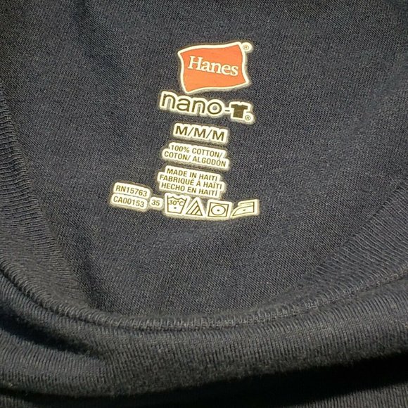 Hanes Nano Navy Mens SZ:M Grumpy Snow White Dwarve - Picture 5 of 7